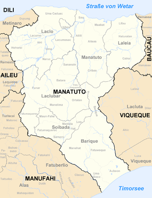 Der Suco Fatumaquerec bildet zum einen den Südwesten des Subdistrikts Laclubar. Der zweite Teil Fatumaquerecs liegt an der Ostgrenze von Laclubar