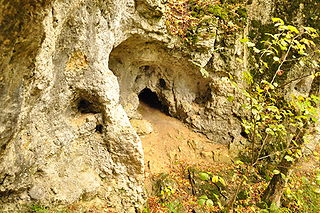 Eingang der Wolfsschluchthöhle