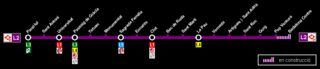 Strecke der Metrolinie 2 (Barcelona)