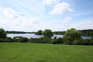 Der Öjendorfer See im Juli 2008