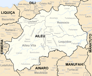 Übersichtskarte vom Distrikt Aileu