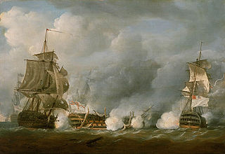 The 'Defence' at the Battle of the First of June, 1794.jpg