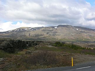 Ármannsfell hinter dem östlichen Teil der Almannagjá