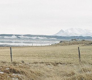 Vatnsdalsfjall von Vatnsnes aus