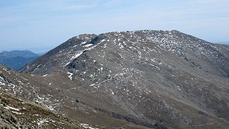 Blick vom Bruncu Spina zum Gipfel