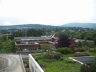 Blick vom höchsten Punkt des Rosenhügels Richtung Maurer Wald