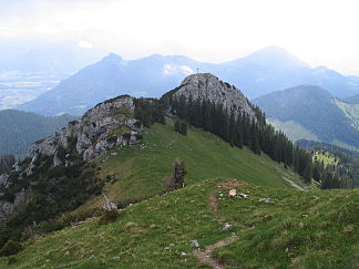 Kaserwand von Westen