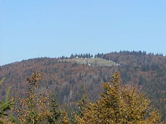 Der Almberg im Landkreis Freyung-Grafenau, vom Grandelberg aus fotografiert