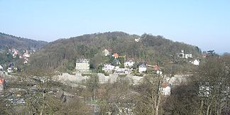 Blick von der Sparrenburg auf den Johannisberg