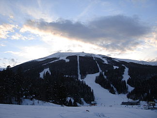 Das Skigebiet von Bjelašnica