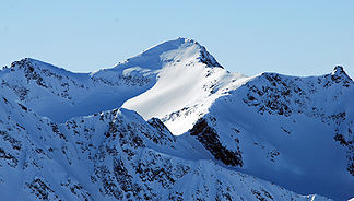 Der Botzer von Nordosten, von der Agglsspitze gesehen