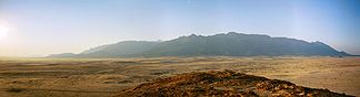 Brandbergmassiv von Süden aus gesehen