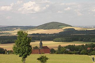 Breiteberg von der Sängerhöhe in Waltersdorf