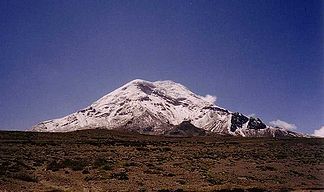 Der Chimborazo von Südwest