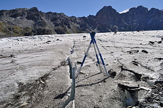 Corbassièregletscher und Grand Tavé (etwas recht der Bildmitte)