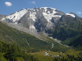 Dômes de Miage, Blick von den nordwestlich gelegenen Chalets de Miage