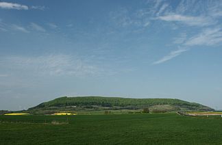 südliche Ansicht des Dreienbergs