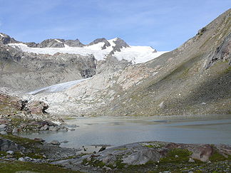 Die Dreiherrnspitze, vom hinteren Umbaltal in Osttirol aus gesehen.