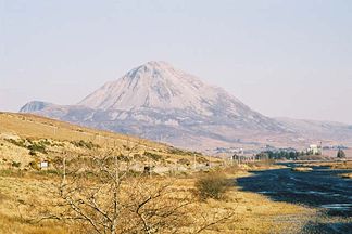 Mount Errigal von Gweedore aus gesehen