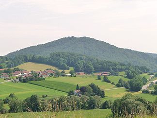 Blick zum Frauenberg von Schönberg aus