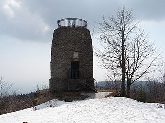 Gipfel Hirschenstein - Aussichtsturm