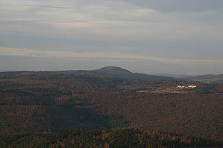 Die Große Haube vom Dreistelzberg aus gesehen