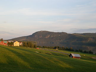 Hällberget von Kaxås aus