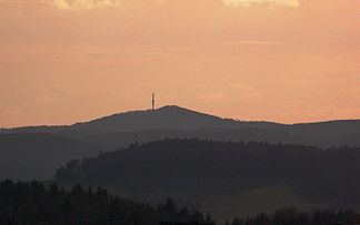Der Gipfel des Hochkelbergs vom Gänsehals aus fotografiert