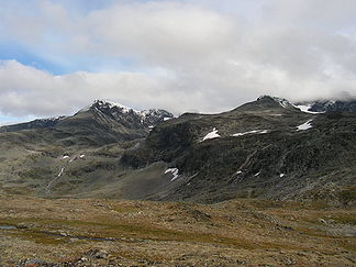 Westliches Hurrungane: Berdalsbotn, links der Soleibotntind (2.083 m)