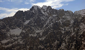 Nördliche (links) und Mittlere Jägerkarspitze von Nordwesten