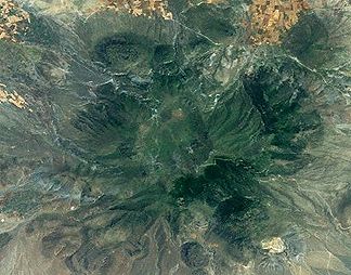 Landsat-Aufnahme des Karadağ