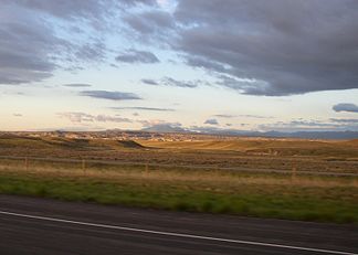 Laramie Peak, von der Interstate 25