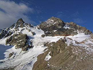 Großes Seehorn (rechts) und Großlitzner (links) von Norden