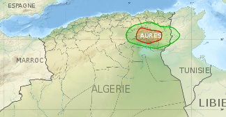 Übersichtskarte Aurès