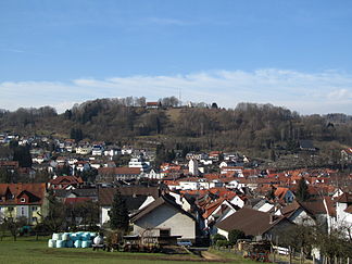 Molkenberg über Bad Orb von Osten