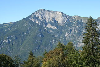 Der Monte Bondone von Osten