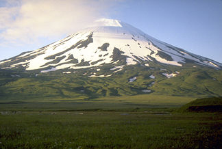 Luftaufnahme des Mount Vsevidof