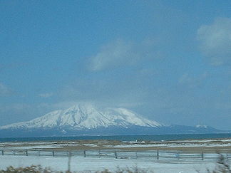 Der Rishiri im Winter 2004