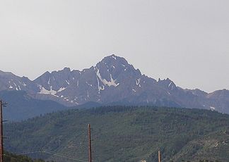 Mount Sneffels von Norden gesehen