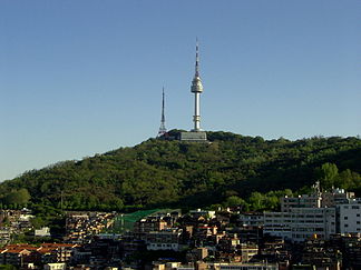 Der Namsan und der N Seoul Tower