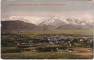 Bild des Mount Baldy um ca. 1910