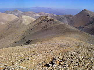 Die Gipfelregion vom Pachnes aus gesehen