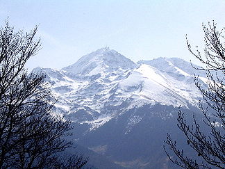 Pic du Midi de Bigorre, Blick von Monné