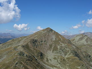 Plankenhorn von Südosten, von der Lorenzispitze