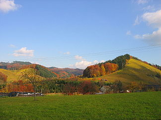 Blick von Reichenbach Richtung Mooskopf