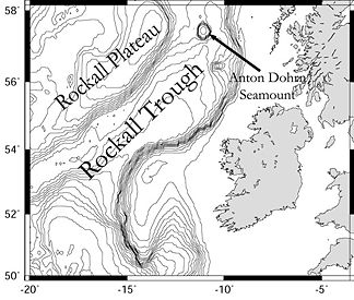 Der Rockall-Trog mit dem Anton Dohrn Seamount