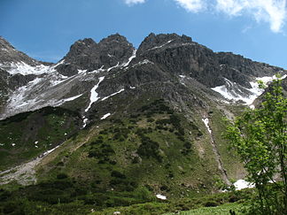 Roßgundkopf aus dem Warmatsgundtal