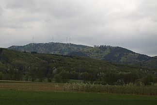 Blick auf den Roßkopf aus Nord-Westen