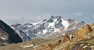 Saldurkamm mit der Lagaunspitze (links) und der Saldurspitze
