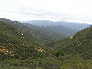 San Mateo Canyon Wilderness, südliche Santa Ana Mountains, April 2007.